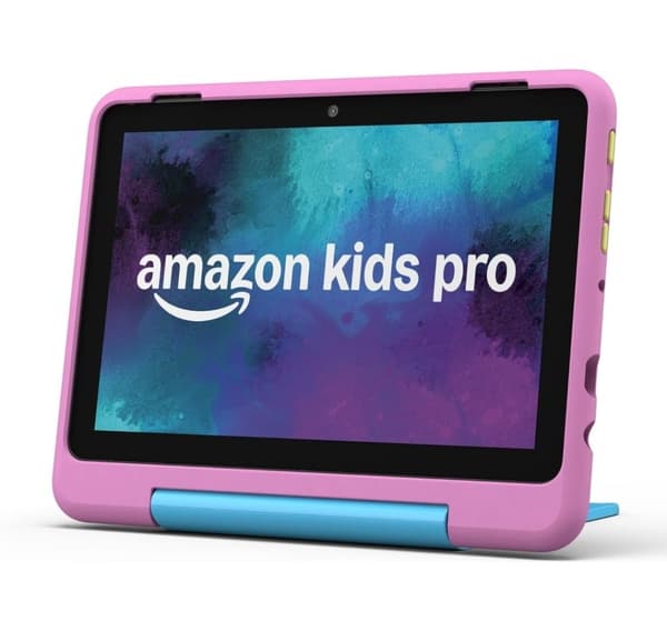 Amazon Fire HD 8 32GB Kids Pro (2024), rosa/djungelkatt