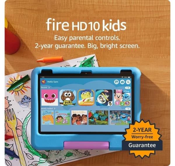 Amazon Fire HD 10 32GB Kids 13th Gen, sininen