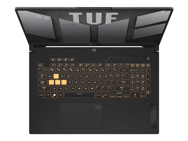 ASUS TUF Gaming F17 FX707ZC4-HX038 - Intel Core i5 - 12500H / upp till 4.5 GHz - inget OS - GF RTX 3050 - 16 GB RAM - 512 GB SSD NVMe - 17.3" 1920 x