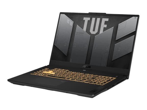ASUS TUF Gaming F17 FX707ZC4-HX038 - Intel Core i5 - 12500H / upp till 4.5 GHz - inget OS - GF RTX 3050  - 16 GB RAM - 512 GB SSD NVMe - 17.3" 1920 x Svart, Grå
