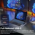 Miniatyrbild 4 av 4: Tablet, 14 tum pekskärm, 16 GB RAM, 512 GB SSD,Engelsk Tangentbord, Intel N100, 16GB DDR5 512GB SSD