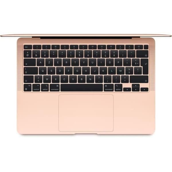 Apple - 13" MacBook Air (2020) - Apple M1-chip - RAM 16GB - Lagring 512GB SSD - Guld - AZERTY (2021) - Renoverad - Utmärkt- REFURBISHED