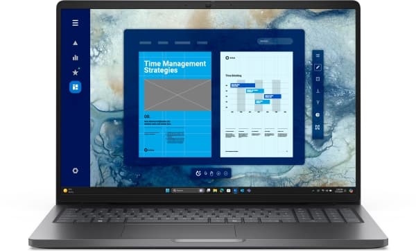DELL Pro PC16250, Intel Core 5, 40,6 cm (16"), 1920 x 1200 pixel, 16 GB, 512 GB, Windows 11 Pro Svart, Valnöt