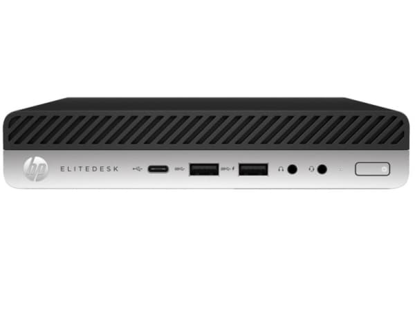 Refurbished HP EliteDesk 800 G5 Mini - Intel i5 2.2GHz 9500T 8GB 256GB NVMe Win11 Pro - Condition: Grade B