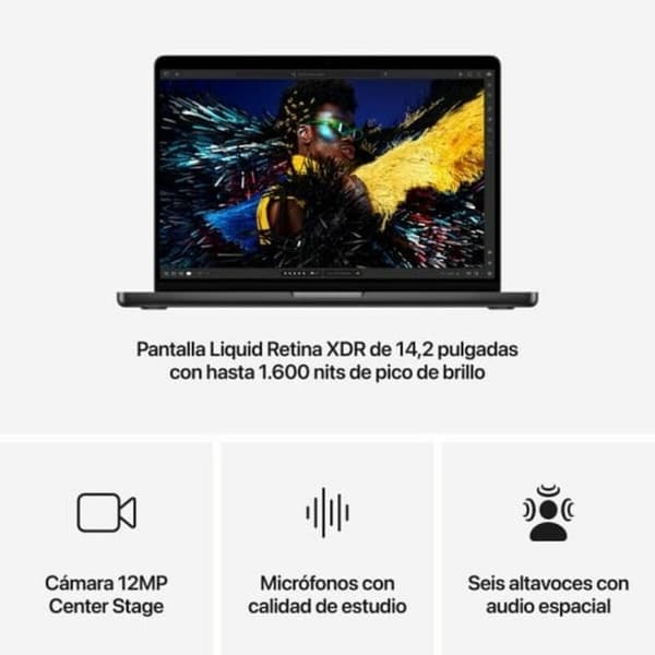 Bærbar computer Apple MW2U3Y/A 14,2" M2 M4 24 GB RAM 512 GB SSD