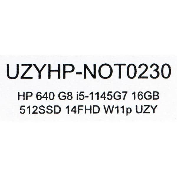 BEGAGNAD Bärbar dator HP ProBook 640 G8 14" i5-1145G7 16 GB RAM 512 GB SSD (Renoverade A)