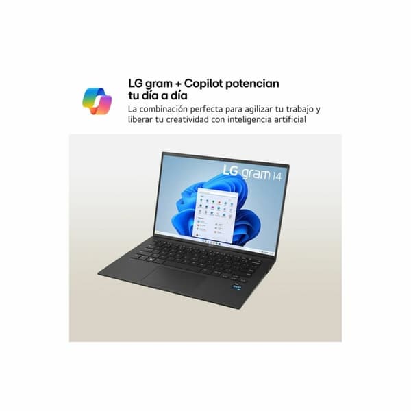 Bærbar computer LG 14Z90RU-G.AA55B 14" i5-1334U 16 GB RAM 512 GB 512 GB SSD Spansk qwerty