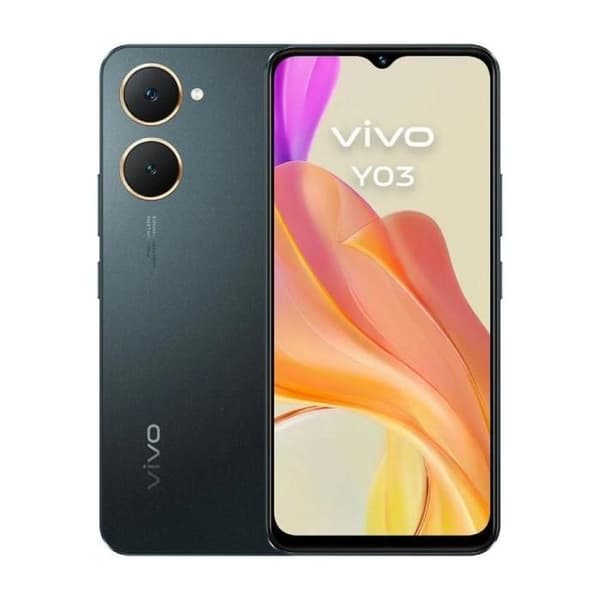 VIVO Y03 6.56" 4Gb(+4) 128Gb Rymdsvart