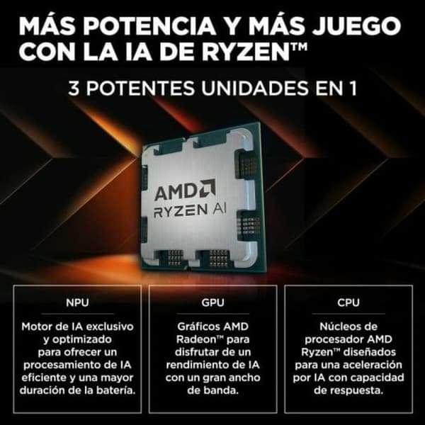 Bärbar dator HP A30YTEA 17" 32 GB RAM 1 TB SSD AMD Ryzen 7 8845HS Nvidia Geforce RTX 4070