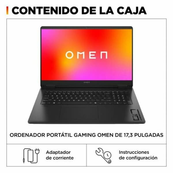 Bärbar dator HP A30YTEA 17" 32 GB RAM 1 TB SSD AMD Ryzen 7 8845HS Nvidia Geforce RTX 4070