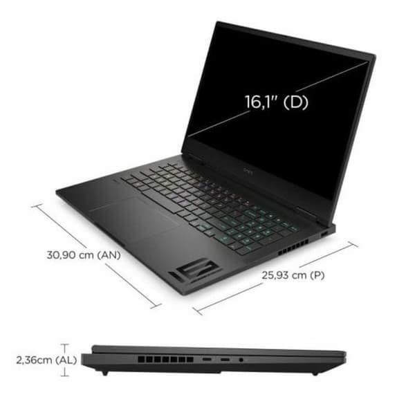 Bærbar computer HP A30YVEA 17" 32 GB RAM 1 TB SSD AMD Ryzen 7 8845HS Nvidia Geforce RTX 4070
