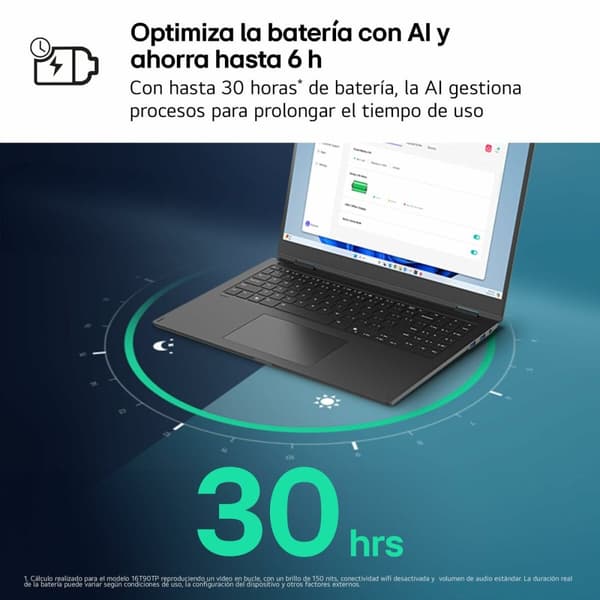 Laptop LG 14ZD90T-G.AX78B 14" 16 GB RAM 1 TB SSD Espanjalainen Qwerty
