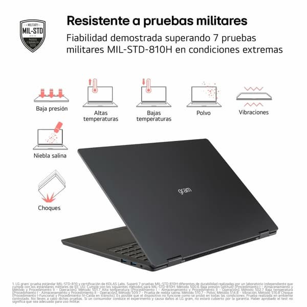Laptop LG 14ZD90T-G.AX78B 14" 16 GB RAM 1 TB SSD Espanjalainen Qwerty