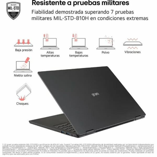 Laptop LG 14ZD90T-G.AX78B 14" 16 GB RAM 1 TB SSD Espanjalainen Qwerty