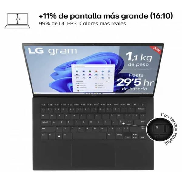 Bärbar dator LG 14Z90S-G.AA55B 14" 16 GB RAM 512 GB SSD