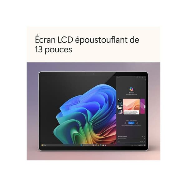 PC Hybride - Microsoft - Surface Pro 11 - Snapdragon X Plus - 16 Go RAM - 256 Go SSD - Platine
