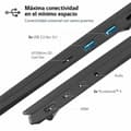 Miniatyrbild 3 av 11: Bärbar dator LG 17Z90R-E.AD75B 17" i7-1360P 32 GB RAM 512 GB SSD NVIDIA GeForce RTX 3050 Qwerty Spanska