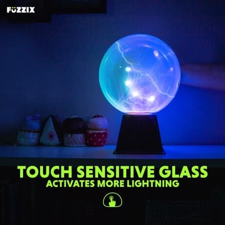 Fuzzix PLB20S plasmakula med 20 cm sfär - reptålig och säker