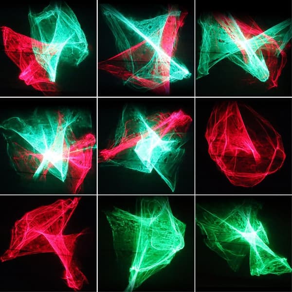 Laserlys Flashlys Stemmeaktiveret fjerndiskofest