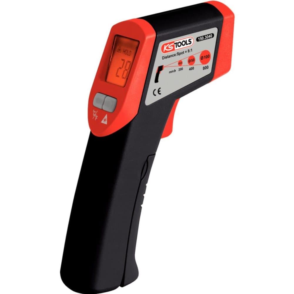KS Tools IR digital laser-temperaturmåler, håndholdt, berøringsfri