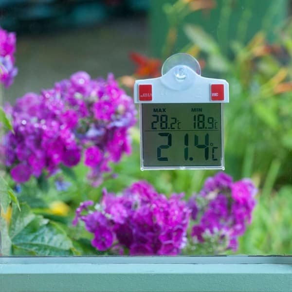 Nature digitalt vinduestermometer 13 x 10 x 3 cm 6080078