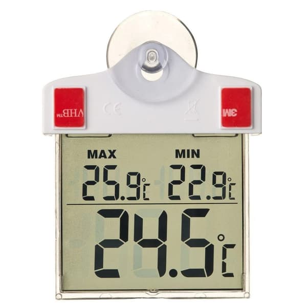 Nature digitalt vinduestermometer 13 x 10 x 3 cm 6080078