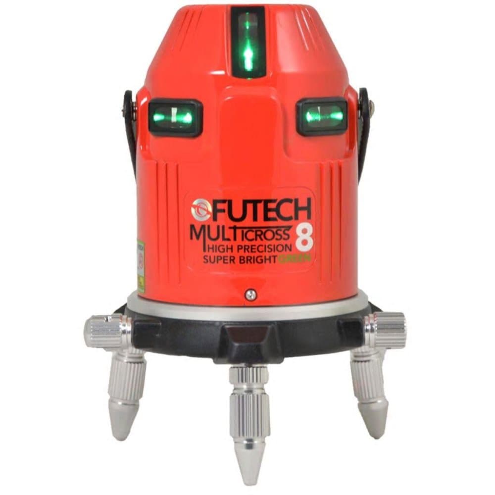 Futech krydslinjelaser-vaterpas MC8 HPSB Green 045.08