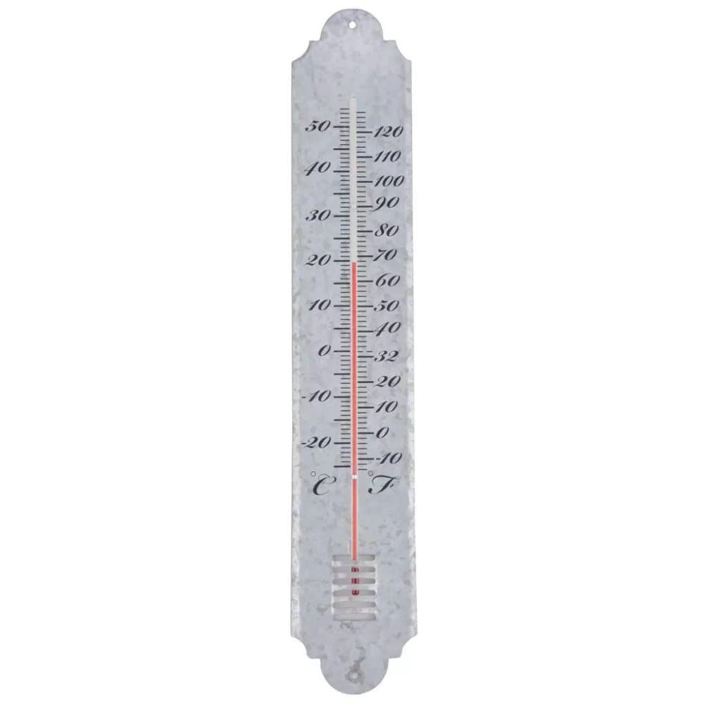 Esschert Design vægtermometer genbrugs-zink 49,5 cm OZ11