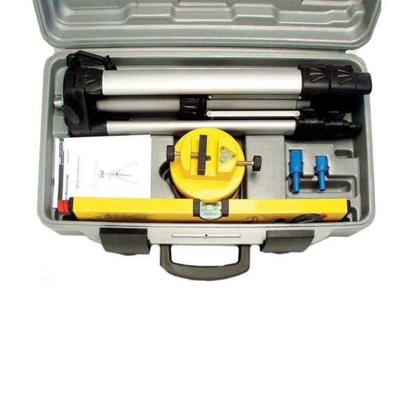 Brüder Mannesmann Laservattenpass med stativ 81125