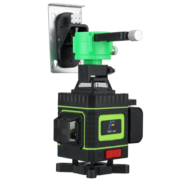 3D Laser Nivå 16 Linjer Grönt Ljus 360° Självutjämnande Cross Line Laser