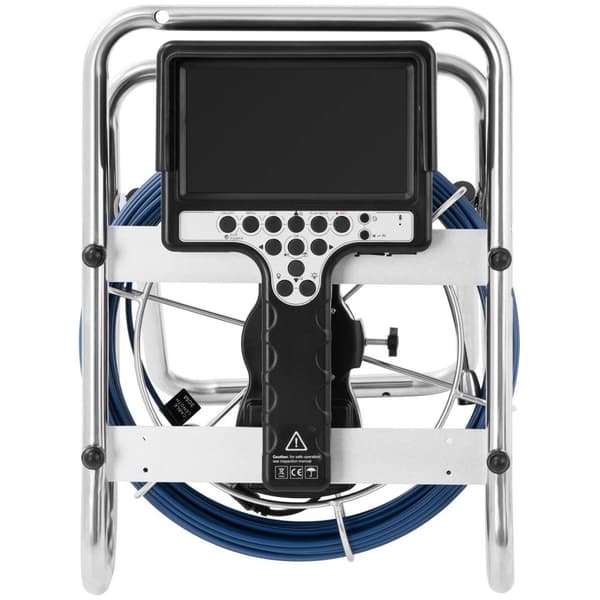 Steinberg Systems Inspektionskamera - 30 m - 12 LED - 7" IPS-display - Med stativskena