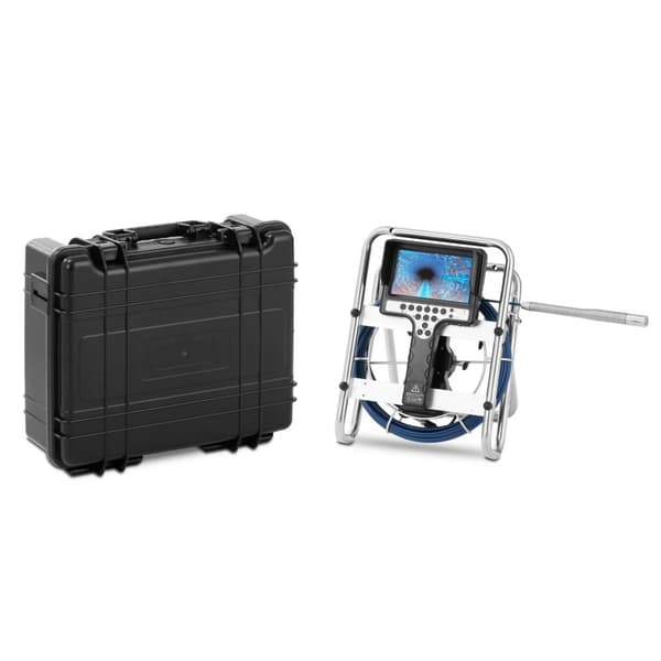 Steinberg Systems Inspektionskamera - 30 m - 12 LED - 7" IPS-display - Med stativskena
