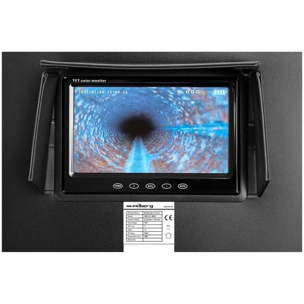 Steinberg Systems Inspektionskamera - 30 m - 12 LED - 7" IPS färgpekskärm
