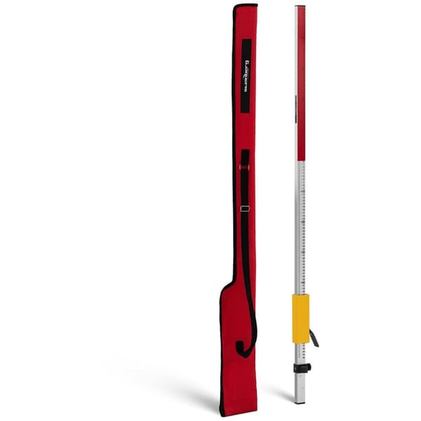 Steinberg Systems Mätstång - 2,4 m - 2 skalor (mm/cm) - Aluminium - Med skjutreglage