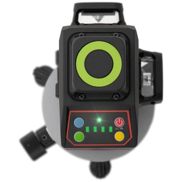 Steinberg Systems 360°-Krysslaser med transportväska - Grön - 15-30 m - Självnivellerande - Ministativ - Fjärrkontroll