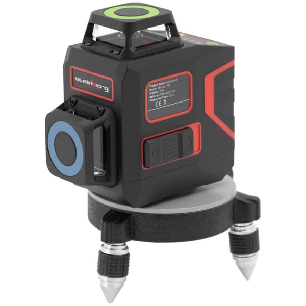 Steinberg Systems 360°-Krysslaser med transportväska - Grön - 15-30 m - Självnivellerande - Ministativ - Fjärrkontroll