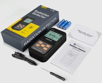 Strålningsmätare & Geigermätare, Dosimeter, Beta, Gamma, Röntgen, ljudvarning