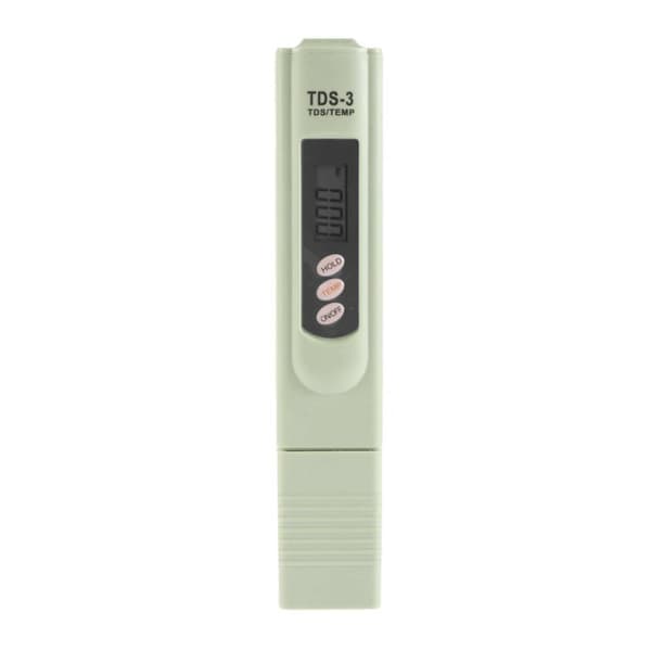 TDS-3 Partikelmätare för vatten med termometer, 0-9990 PPM, hold-minne
