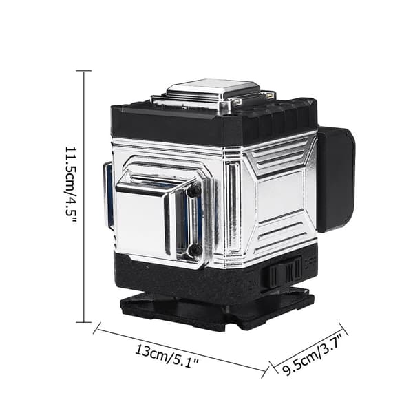 3D 12 Line Laser Level Spirit Level 360 ° Cross Line Laser Line Laser