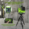 Miniatyrbild 4 av 7: 4D 16 linjer professionell grön lasernivåsats, hög synlighet, självnivellerande, 360° justerbar lutning, lång arbetstid