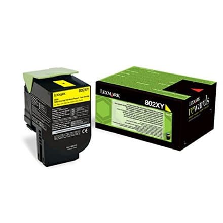 Lexmark 80C2XYE toner cartridge 1 pc(s) Original Yellow