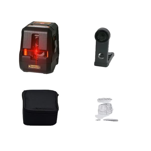Laser Niveau, Grøn eller Rød Stråle, Selvnivellerende Magnetisk Vægbeslag, MD02GS MD02R