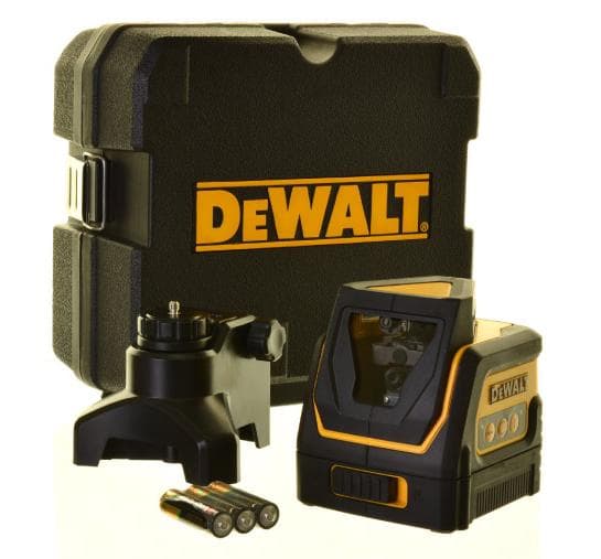 DEWALT LINE LASER DW0811 360 grader Sort, Gul