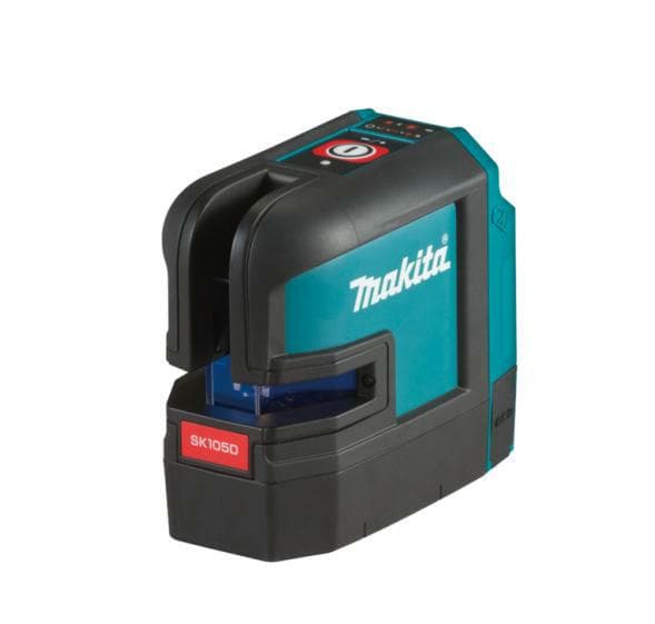 MAKITA CROSS CROSS LASER 12V SK105DZ RØD STRÅLE Sort, Blå