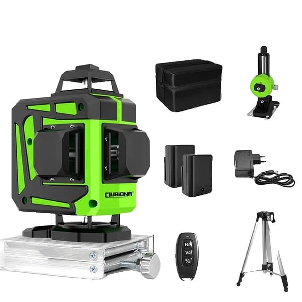 Laser-taso, itsetasaus, 360 vaakasuora ja pystysuora, IE12S-H15 IE16CD 2 batteries