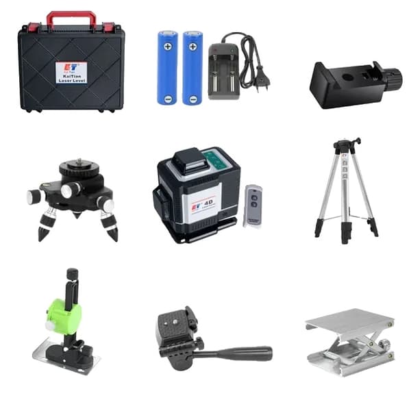 Selvnivellerende laser niveau, grøn stråle, 16 linjer, 360 Laser Level 4D