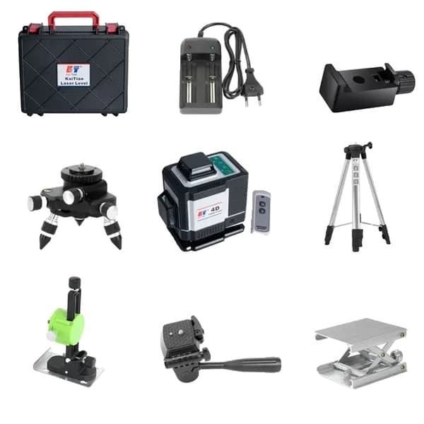Selvnivellerende laser niveau, grøn stråle, 16 linjer, 360 Laser Level 4D 360 Laser Level 4D