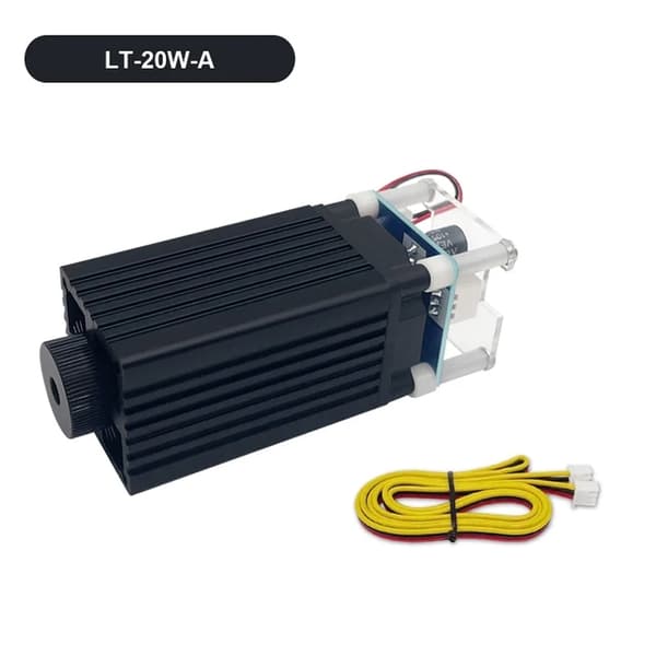 Laserhoved, 450nm 40W Effekt, Justerbar Fokus, LT-20W-A