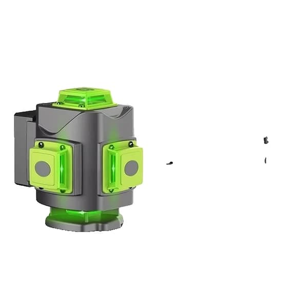 Laser Niveau, 4D 16 Linjer, Selvnivellerende 360 Horisontal Og Vertikal, 4D 16Linjer Med Base