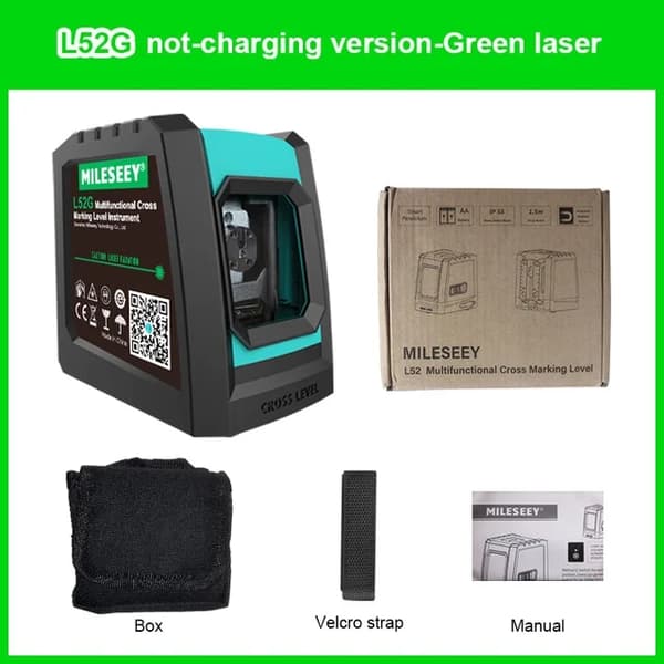 Laser Niveau, 2 Linje Nivellering, Grøn/Rød Laser, Særlige Begrænsede Tilbud, L52G